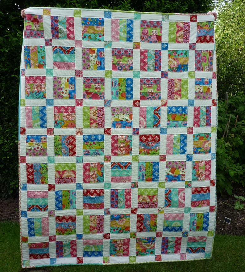 Patch Party Easy Quilt Pattern - 6 sizes baby to king