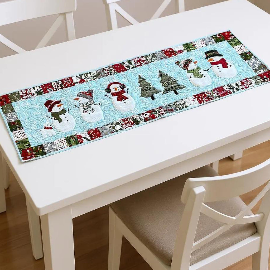 Snowman Parade Table Runner Pattern