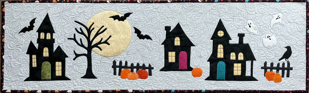 Haunted Manor Table Runner Pattern