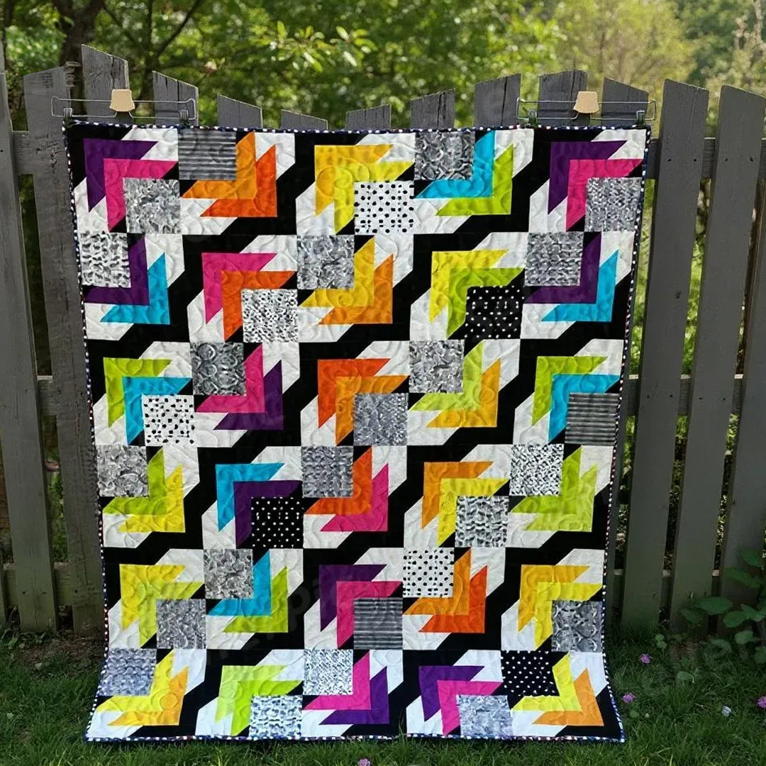 Rainbow Corners Quilt Pattern
