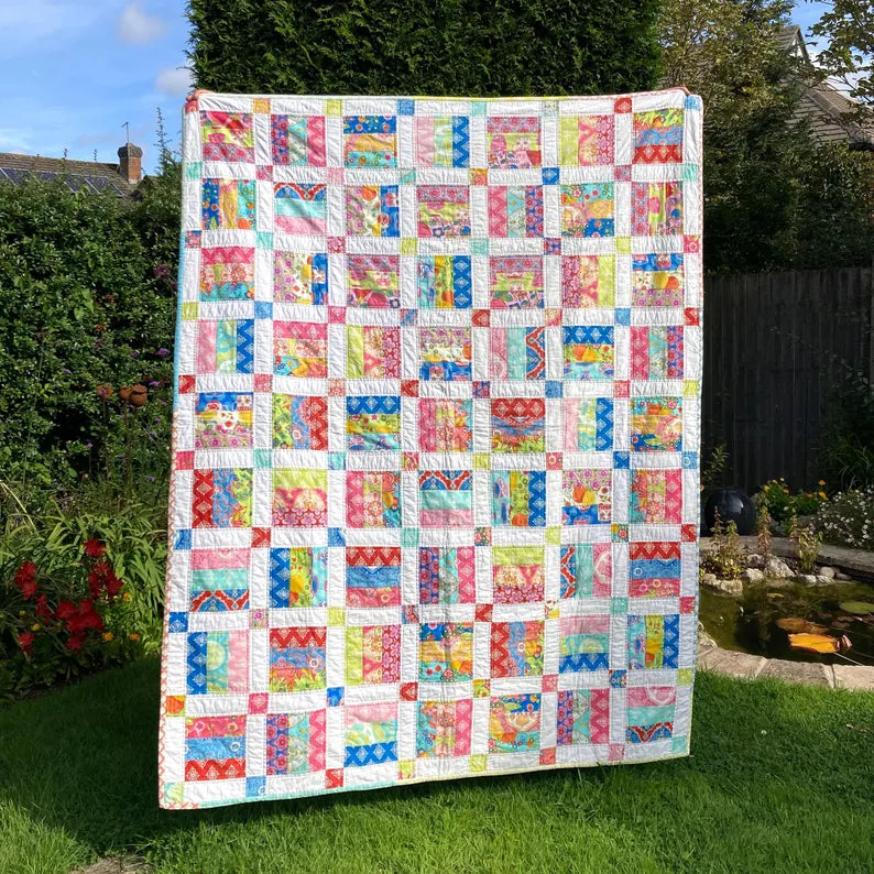 Patch Party Easy Quilt Pattern - 6 sizes baby to king