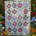 Whirling Blooms Quilt Pattern