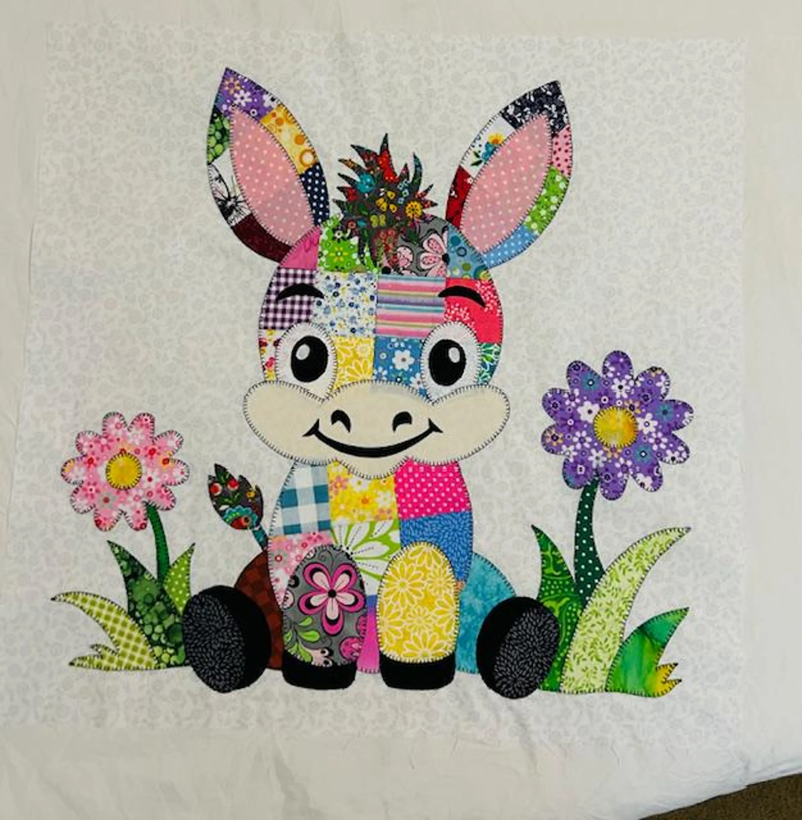 Donkey Baby Quilt Pattern PDF