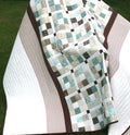 Rustic Windows Quilt Pattern - Jelly Roll 5 sizes Crib to King - Saltwater